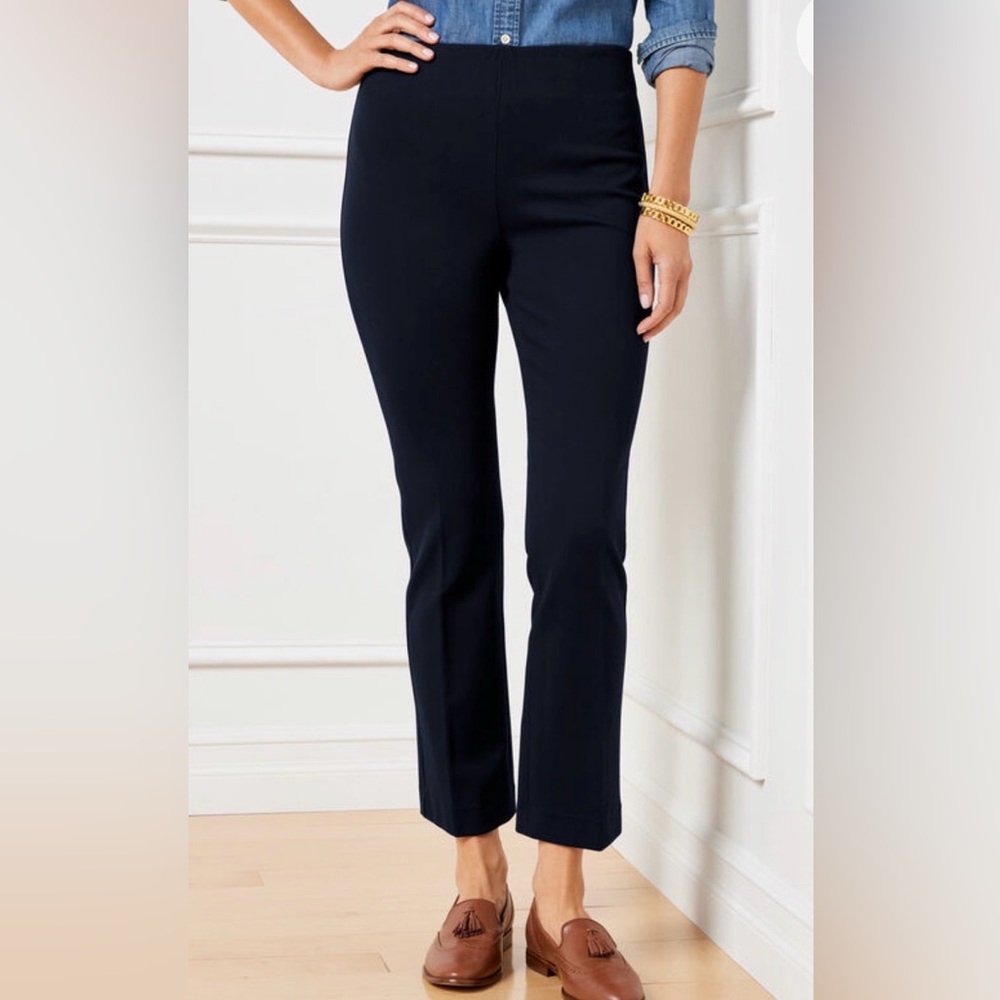 Talbots Lot of 2 8P Navy Montauk Kick Flare Pants